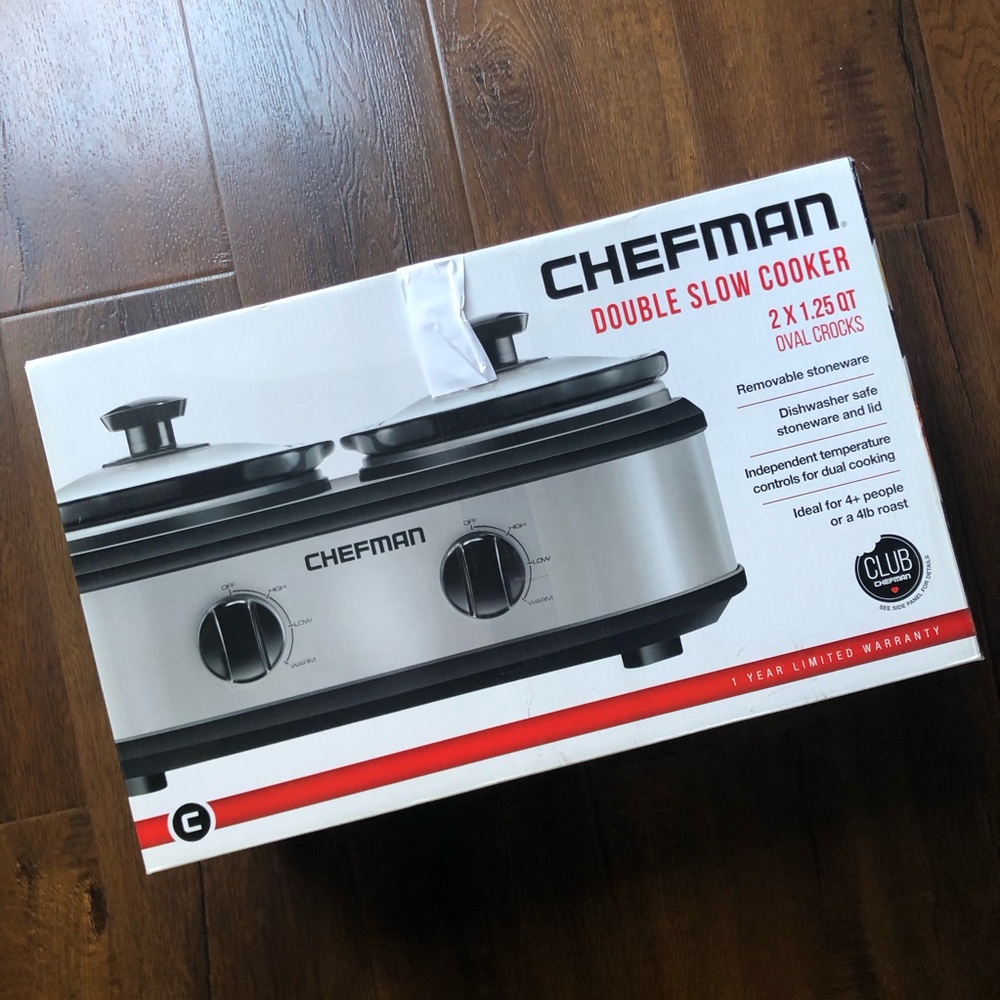 Chefman RJ15-125-D Double Slow Cooker & Buffet Server - Picture 4 of 10